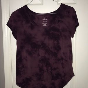American Eagle dark tie dye comfortable shirt